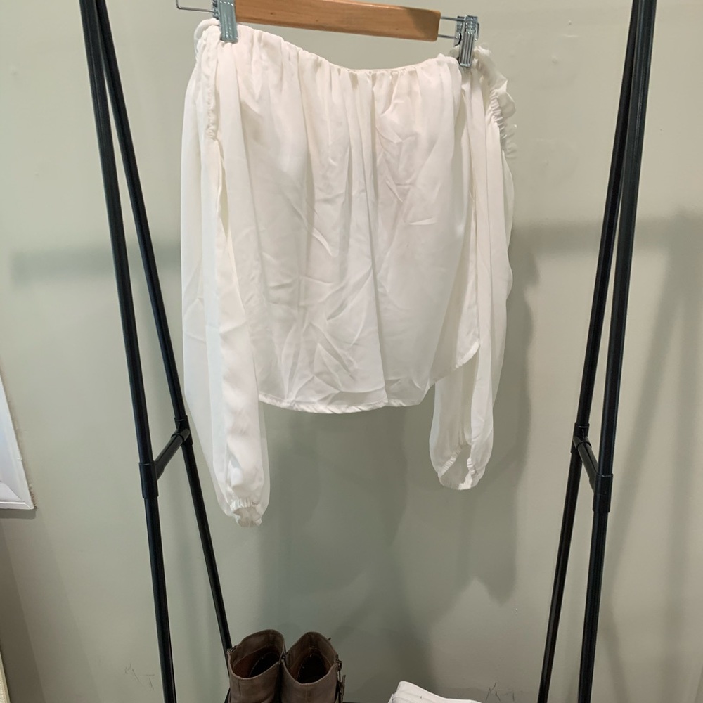 Showpo White off the shoulder top